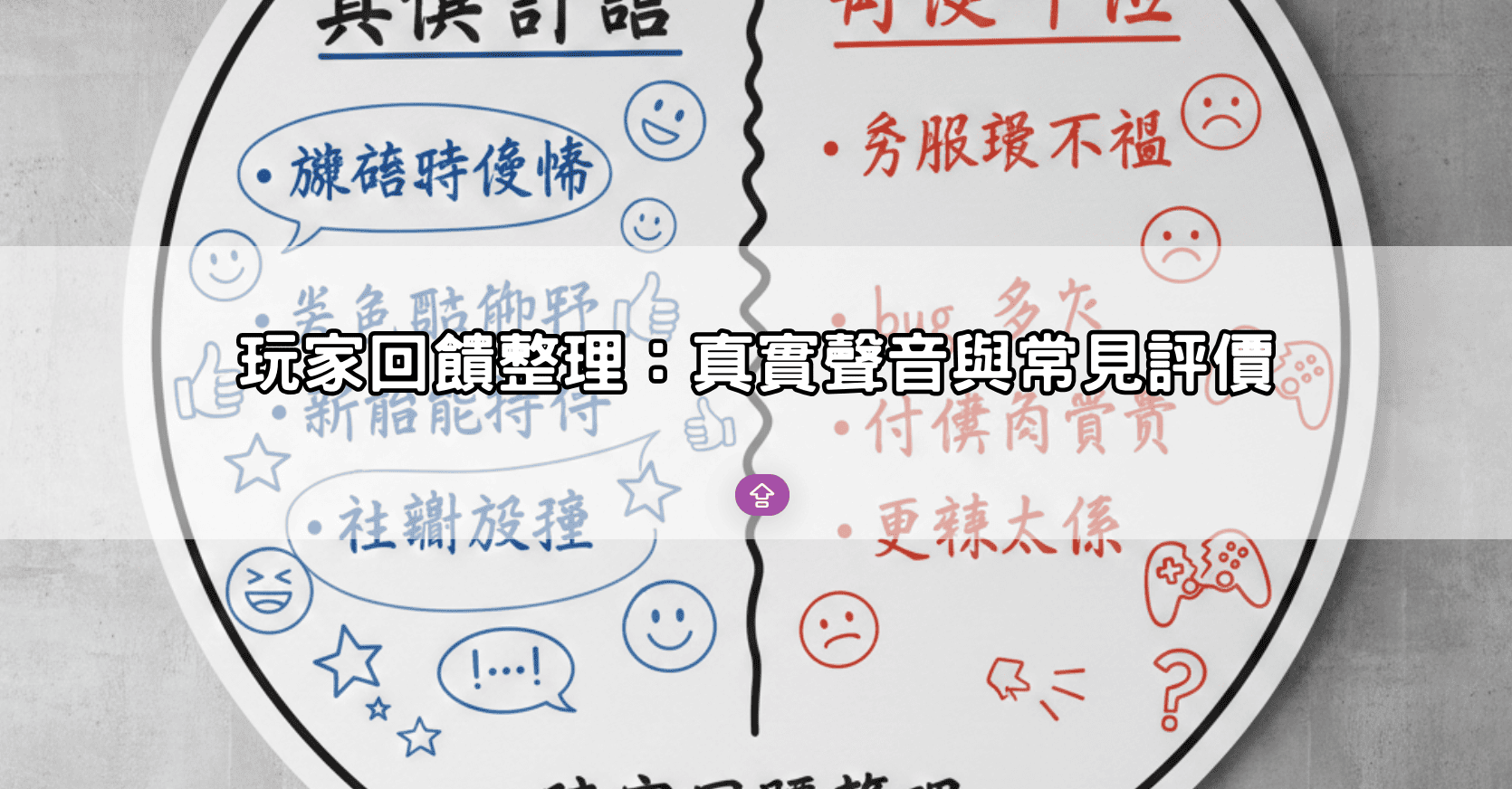 玩家回饋整理：真實聲音與常見評價
