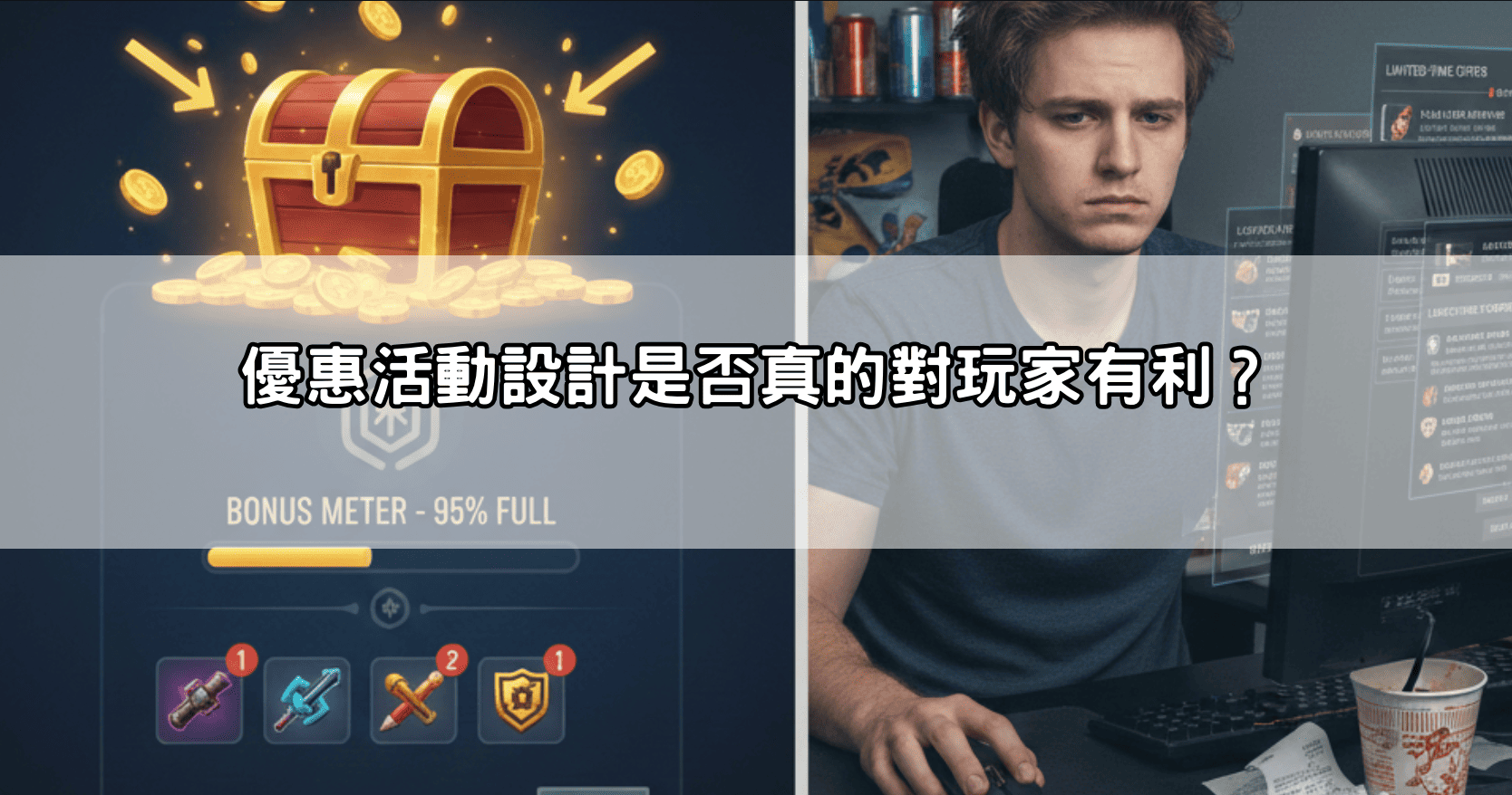優惠活動設計是否真的對玩家有利?