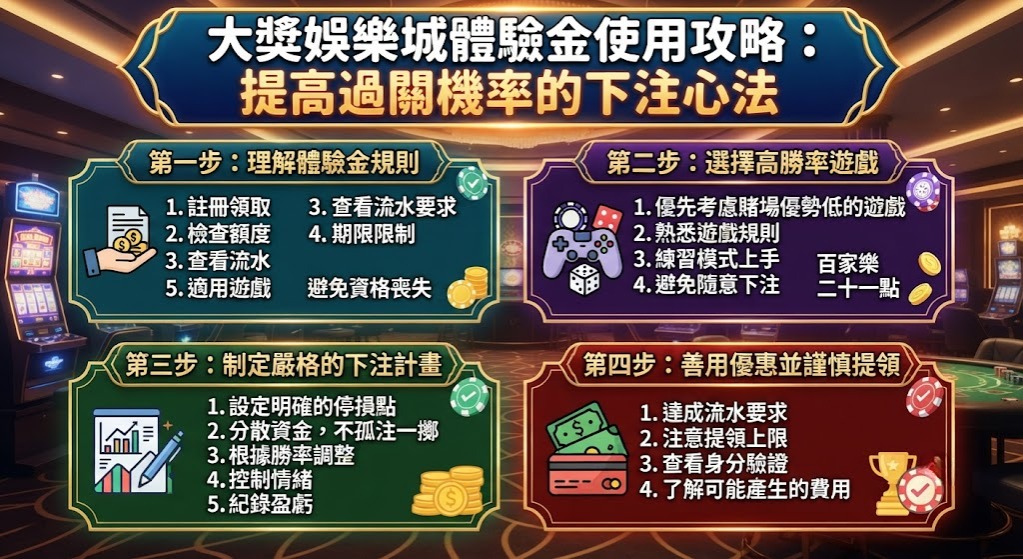 體驗金使用攻略 體驗金使用攻略